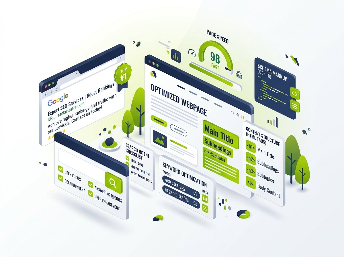 Sonia Akter On-Page SEO Optimization Visual